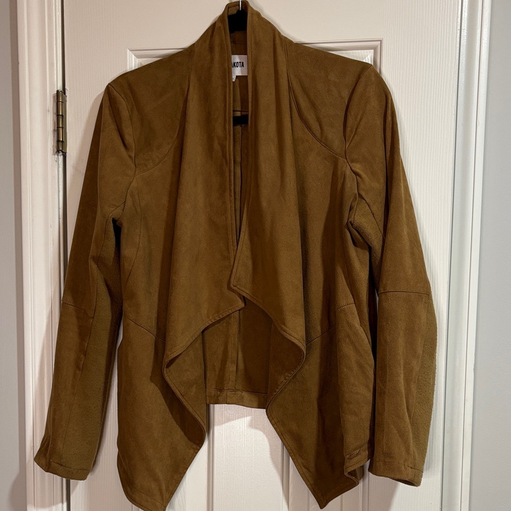 Faux Suede Women's Blazer